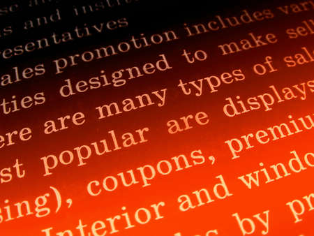 Red background with text の写真素材