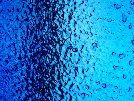 Icy natural pattern on winter windowの写真素材