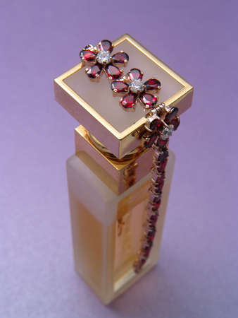 Bottle of perfume の写真素材