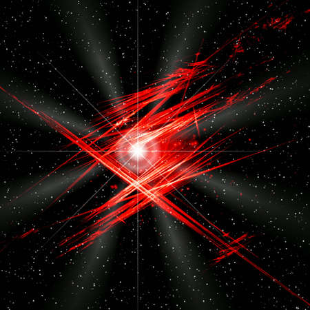 Red starの写真素材