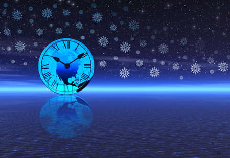 Christmas abstraction picture