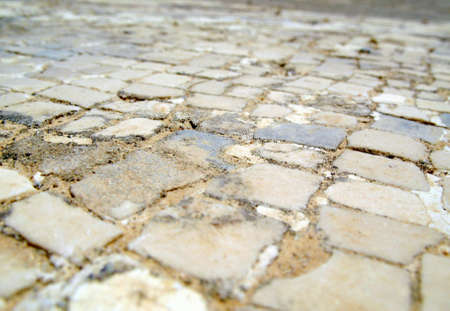 Old road in Ephesusの写真素材