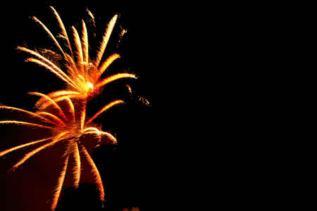 Celebratory fireworks. Background for card