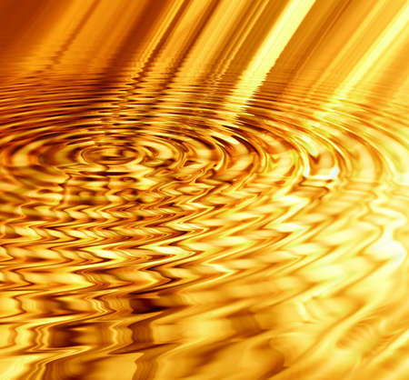 Abstraction  golden water background for designの写真素材