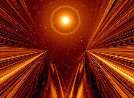 Abstraction space lightの写真素材