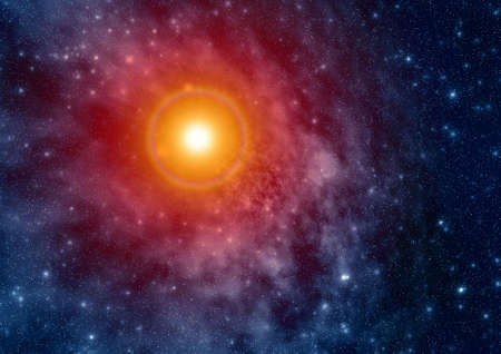 Abstraction spacy background for design. mistical lightの写真素材