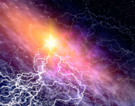 Abstraction spacy illustration for various design artworks