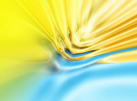Abstraction blue & yellow background for various design artworkの写真素材