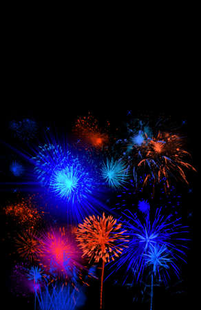 Firework. Illustration for various design artworksの写真素材