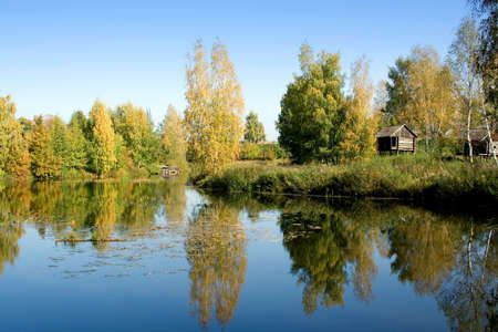 Autumnal sceneの写真素材