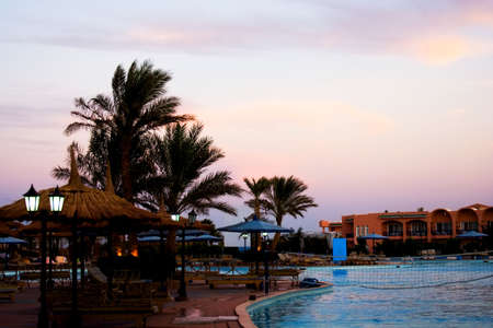  Sunset in Egypt . Charm an ale the Sheikhの写真素材