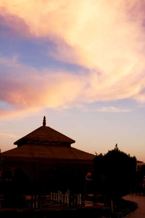  Sunset in Egypt . Charm an ale the Sheikhの写真素材