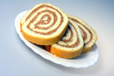 Tasty cookies isolated on a white backgroundの写真素材