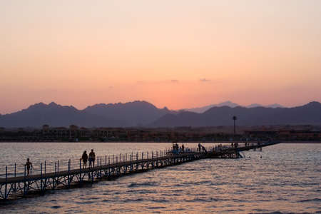  Sunset in Egypt . Charm an ale the Sheikhの写真素材