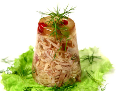 Meat chicken jellyの写真素材