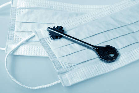  Medication mask and keyの写真素材