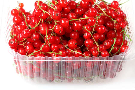 Sweet berries red currant for dessert and vegetarian diet