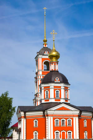 Christianity church in Russia, monastery of saint Sergey Radonegsky in Rostov city