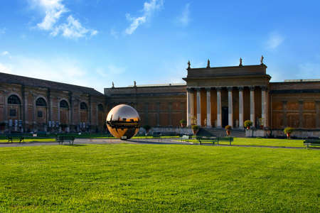 Internal court yard of Vatican, Rome, Italy. State of the City of Vaticanのeditorial素材