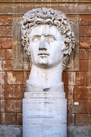 Art of Italy in museums of Vatican,  a sculptureのeditorial素材