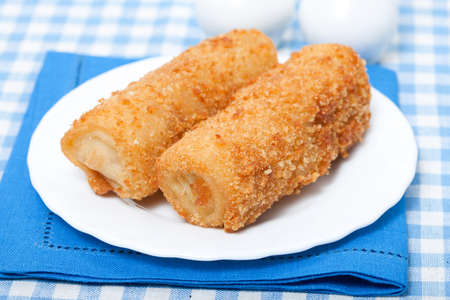 Russian traditional pancakes   on a plate