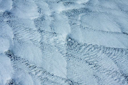 Travertine pools and terraces, Pamukkale, Turkey. calcium and water close-upの写真素材