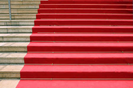 CANNES, FRANCE - June 13   Red carpet, Palace of popular cinema festival, located on the famous  La Croisette  Boulevard in Cannes, French Riviera, France, Europe; June 13, 2010のeditorial素材