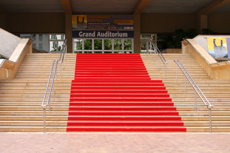 CANNES, FRANCE - June 13:  Red carpet, Palace of popular cinema festival,   2010のeditorial素材