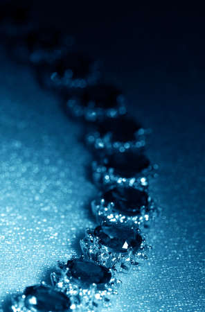 Jewelry accessories - bracelet with sapphire and brilliantsの写真素材