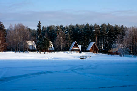  Scenery in a country, winter cold seasonの写真素材