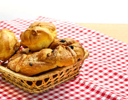 Fresh baked traditional bread on wooden table
 
の写真素材