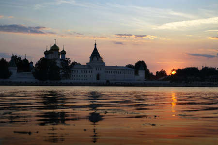 Christianity  cathedral in Russia, Kostroma city, Ipatievsky monastery, Cradle of the house of Romanovsのeditorial素材