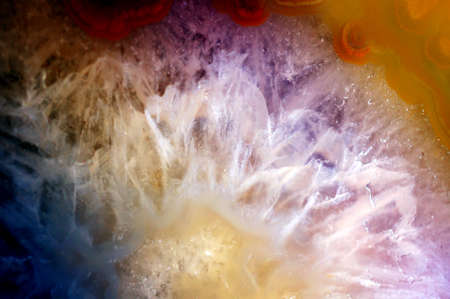 Texture of nature - gemstone agate close - up