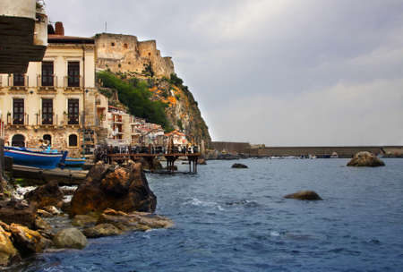 The south Italy, area Calabria, Scilla cityの写真素材