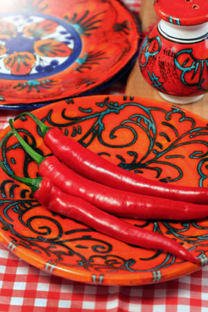 The south Italy, Calabria, locale  food -  peperの写真素材