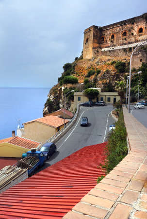 The south Italy, area Calabria, Scilla cityの写真素材