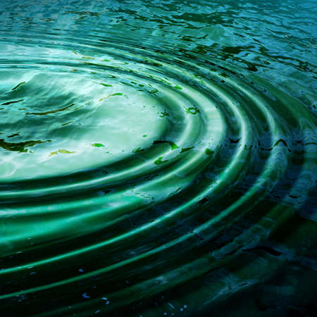 Water waves  in the Veniceの写真素材