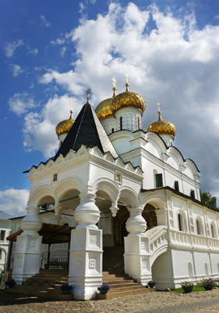 Christianity Trinity cathedral in Ipatievsky monastery, Cradle of the house of Romanovs, Russia, Kostroma cityの写真素材