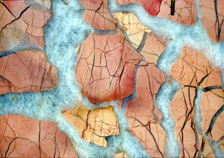 Natural gemstone agat close-up, beautiful texture of gemstone pink jasper with Quartz