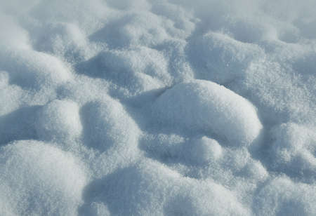 Natural white snow background, winter outdoor