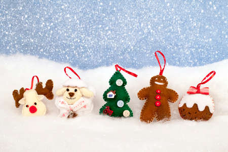 Christmas home decorationsの写真素材