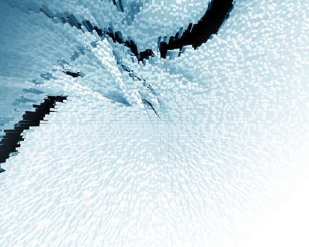 Abstract soft  blue 3d rendered illustrtion background for designの写真素材