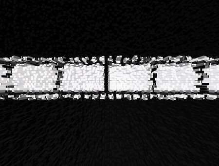 Abstract black and white 3d rendered illustrtion background for designの写真素材