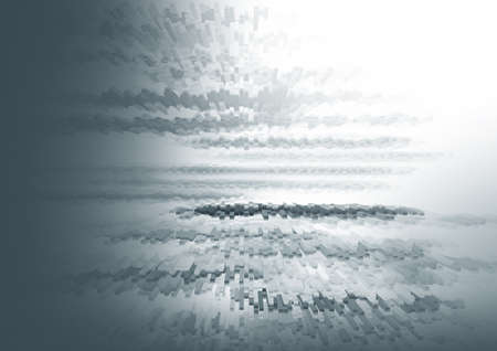 Abstract black and white 3d rendered illustrtion background for designの写真素材