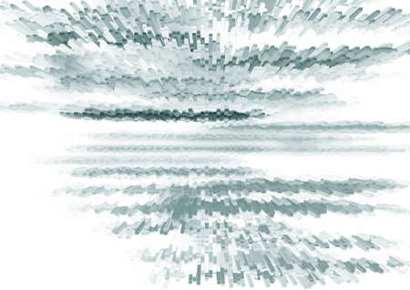 Abstract black and white 3d rendered illustrtion background for designの写真素材