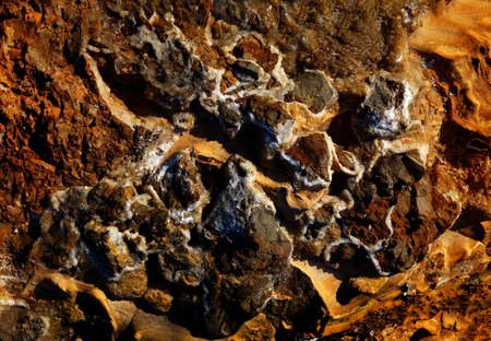 Texture of geologic stone close - up, natural backgroundの写真素材