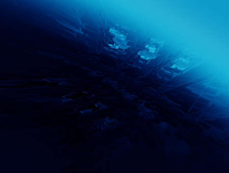 Abstract 3d rendered blue illustration background for designの写真素材