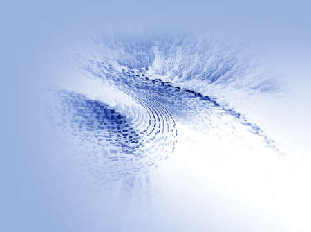 Abstract 3d rendered blue illustration background for designの写真素材