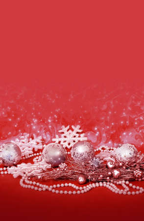 Christmas decor for design xmas cards, banners, pages and siteの写真素材