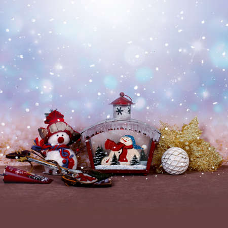 Christmas decor for design xmas cards, banners and  siteの写真素材